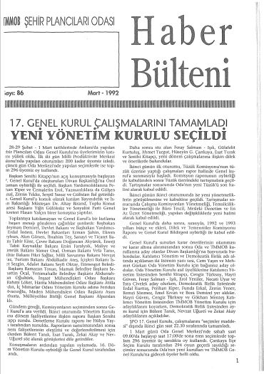 HABER BÜLTENİ - 03/1992