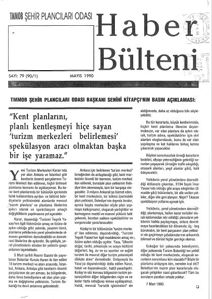 HABER BÜLTENİ - 05/1990