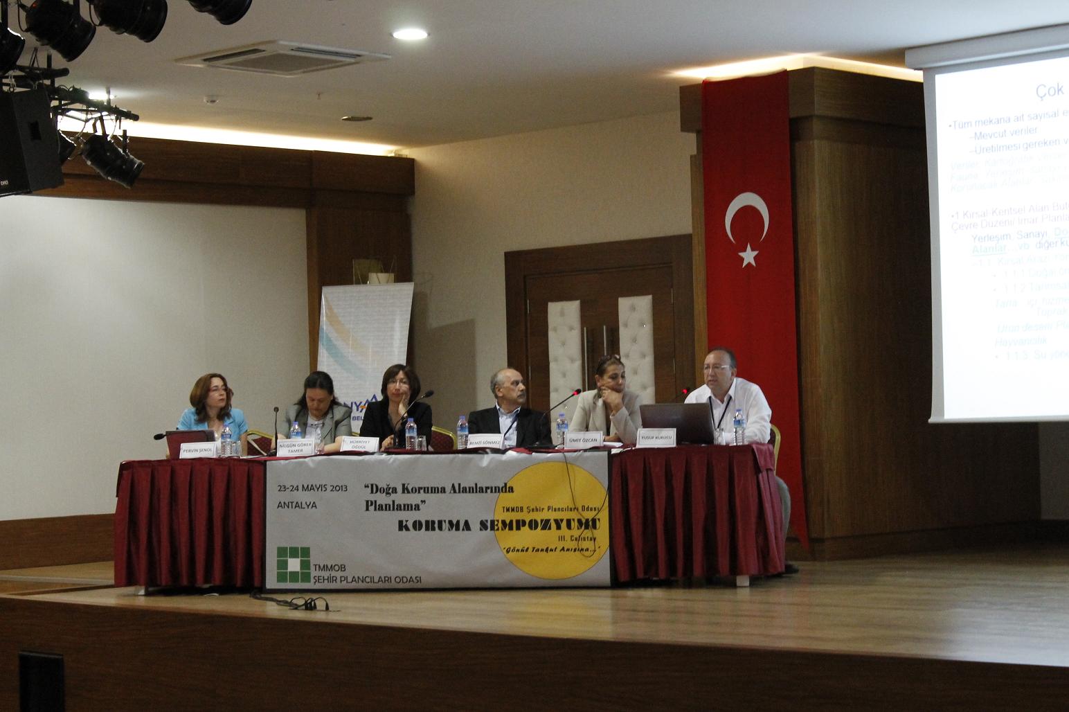 KORUMA SEMPOZYUMUNA YÖNELİK 3. ÇALIŞTAY ANTALYA'DA GERÇEKLEŞTİRİLDİ.
