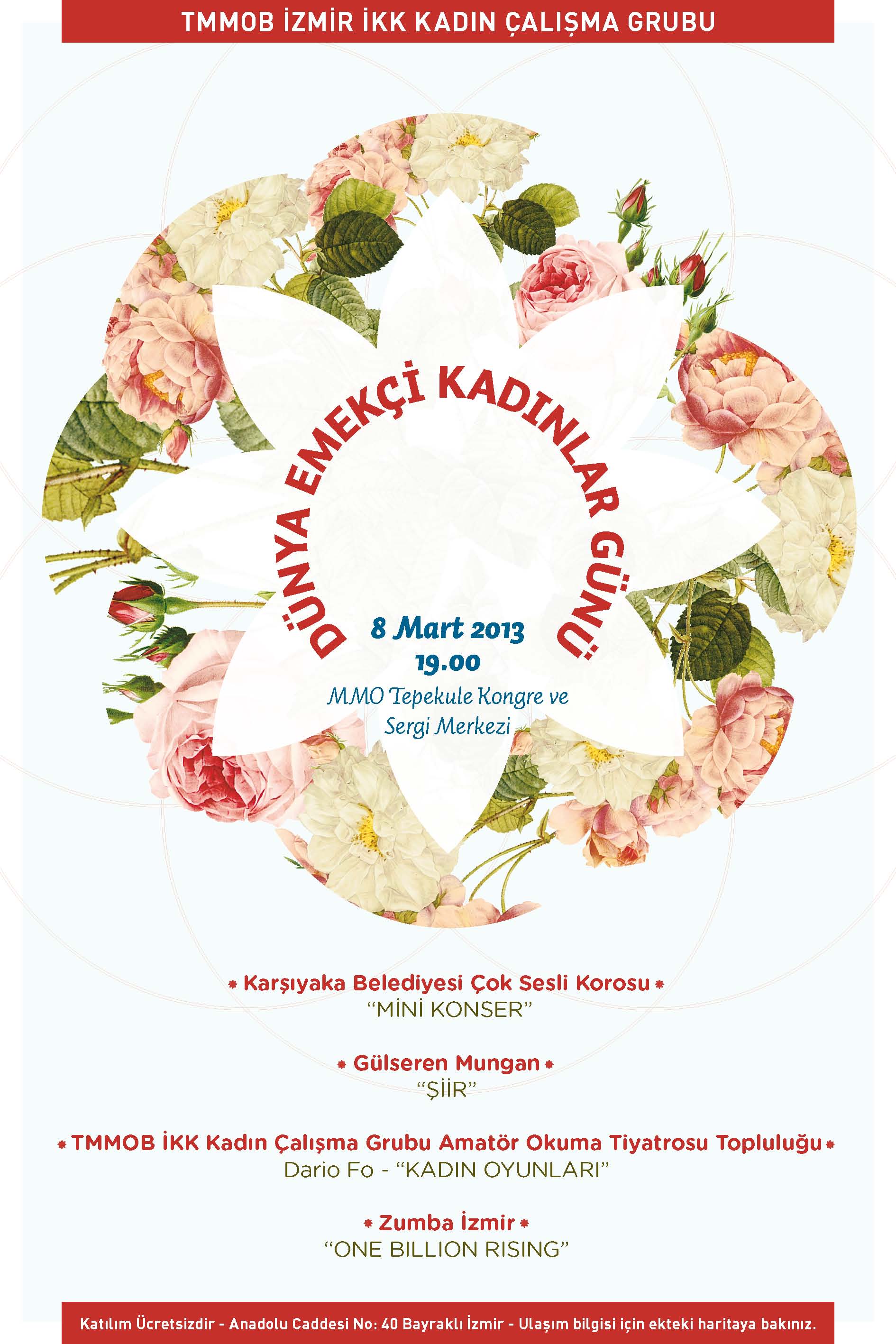 8 MART’TA TÜM KADINLAR ALANLARDA