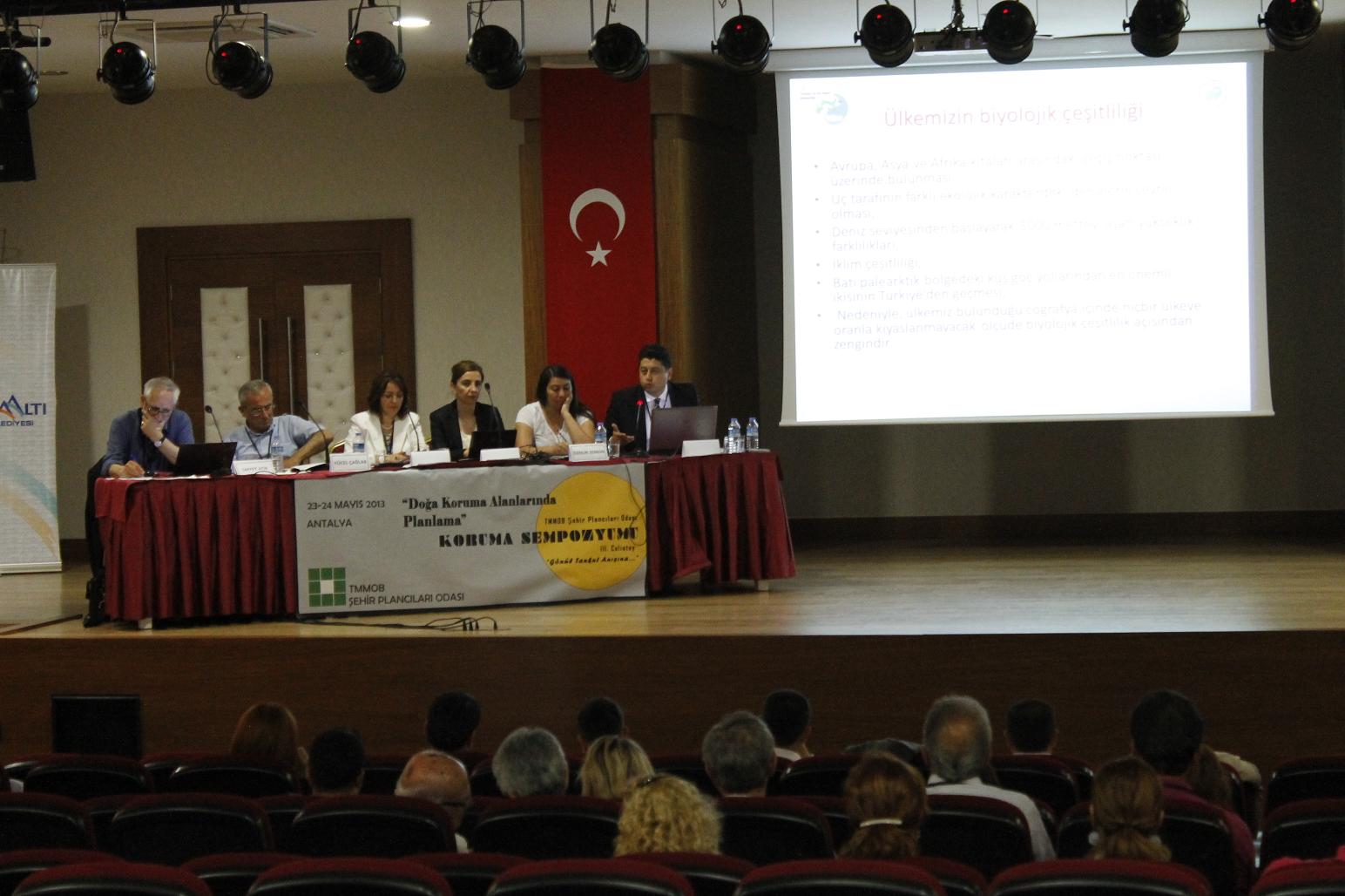 KORUMA SEMPOZYUMUNA YÖNELİK 3. ÇALIŞTAY ANTALYA'DA GERÇEKLEŞTİRİLDİ.
