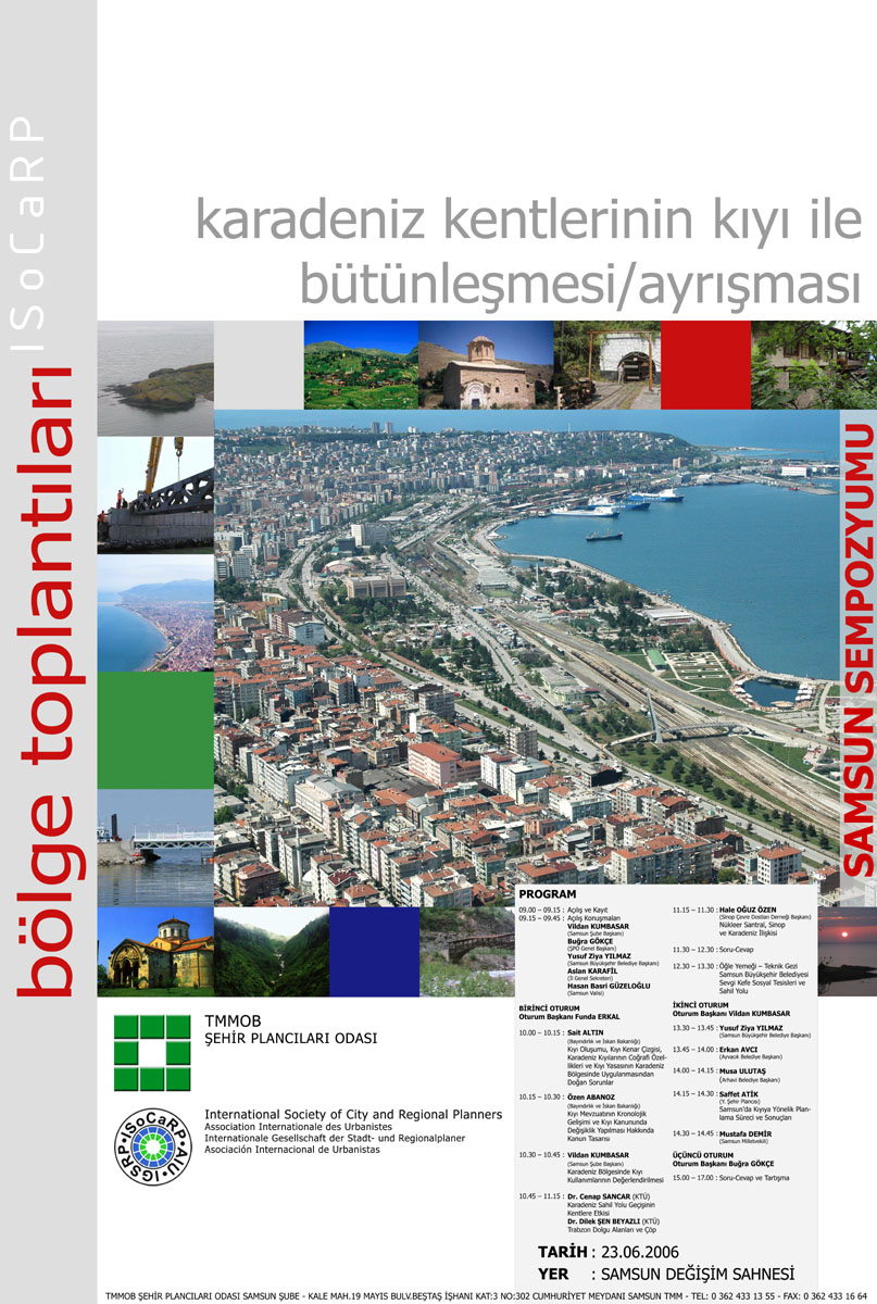 TMMOB SPO SAMSUN ŞUBE ISOCARP BÖLGE TOPLANTISI GERÇEKLEŞTİ