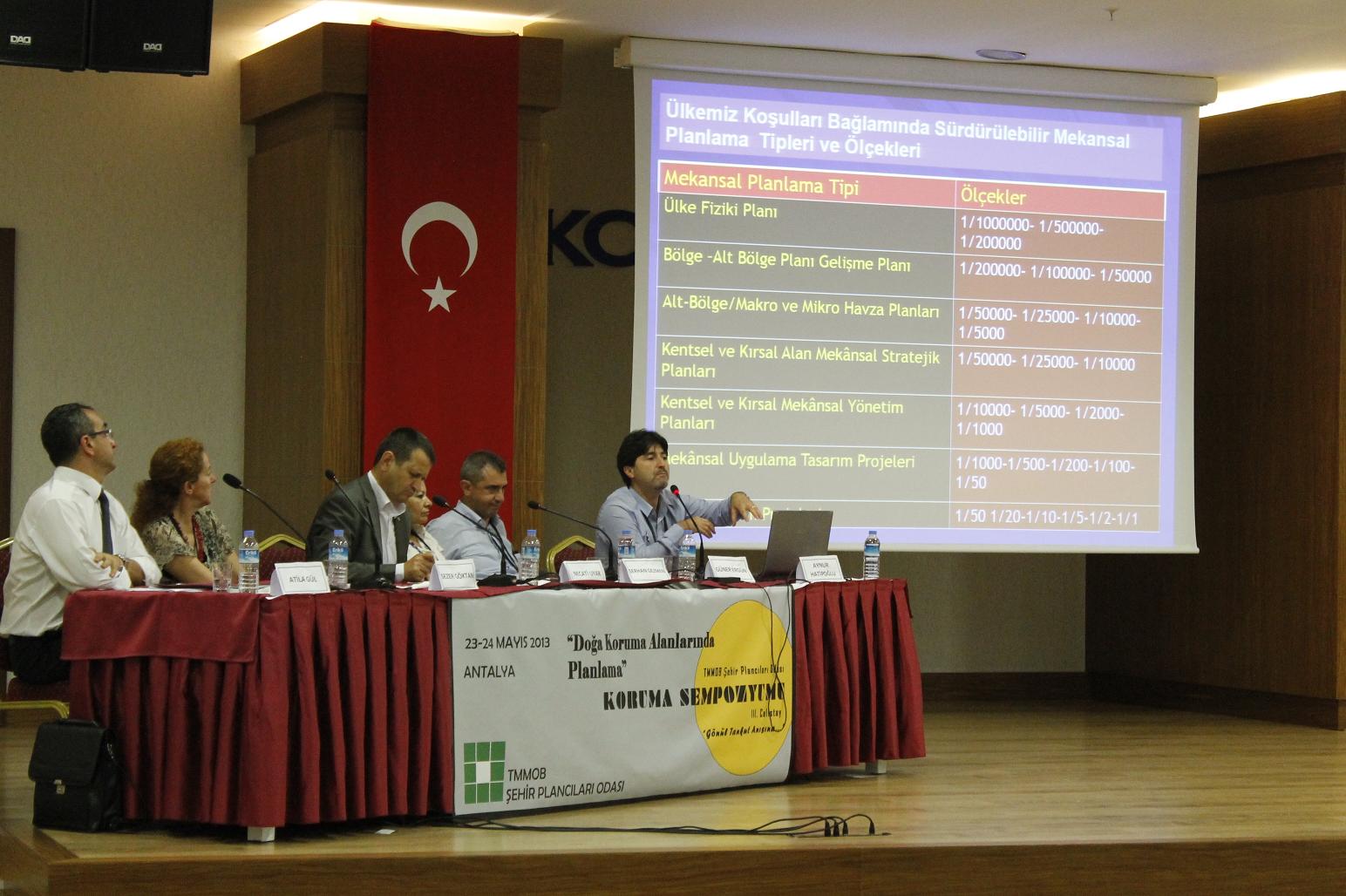 KORUMA SEMPOZYUMUNA YÖNELİK 3. ÇALIŞTAY ANTALYA'DA GERÇEKLEŞTİRİLDİ.