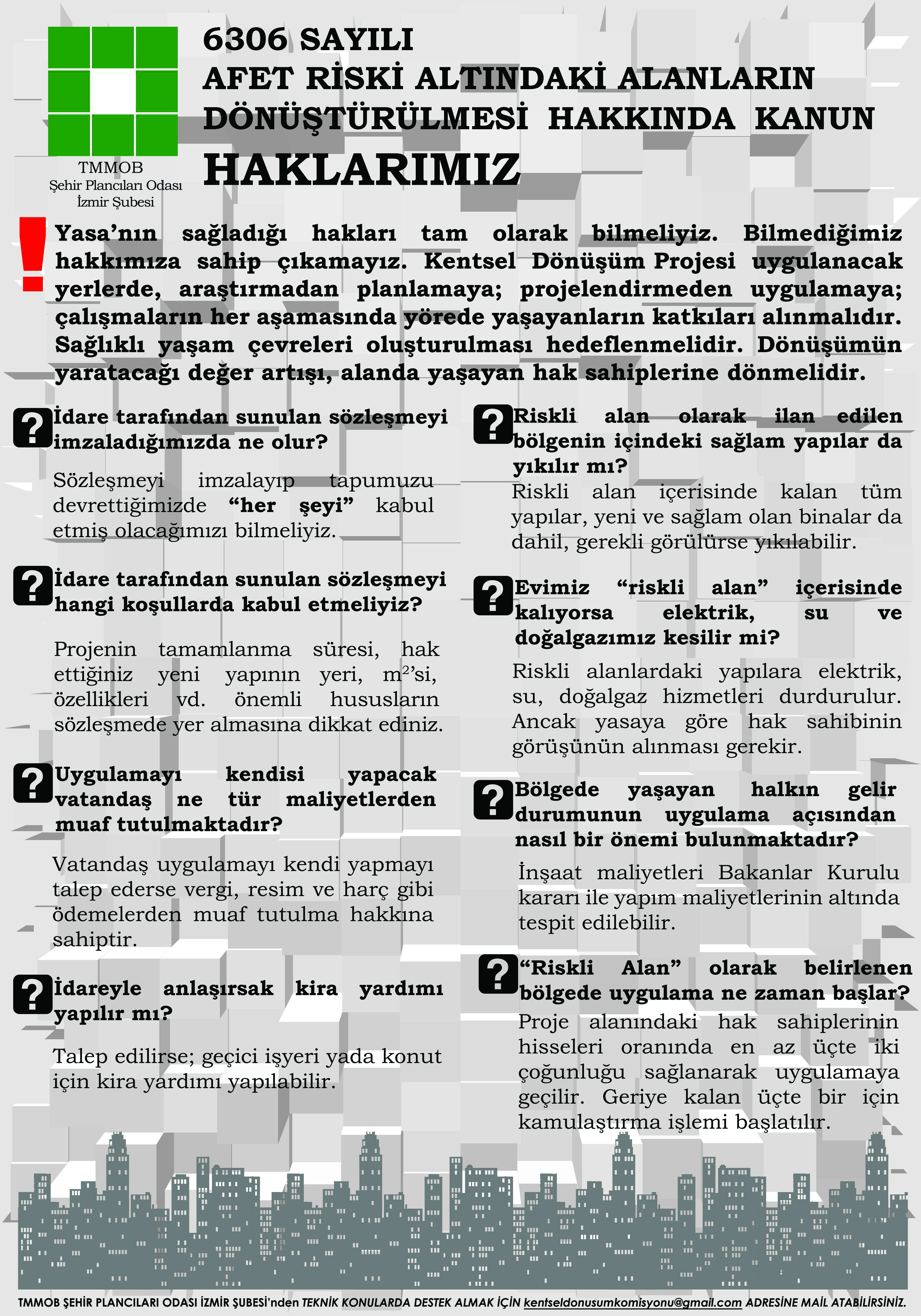 ŞUBEMİZ KENTSEL DÖNÜŞÜM KOMİSYONU 21 MART CUMARTESİ GÜNÜ NARLIDERE KENTSEL DÖNÜŞÜM ALANINI ZİYARET EDECEK