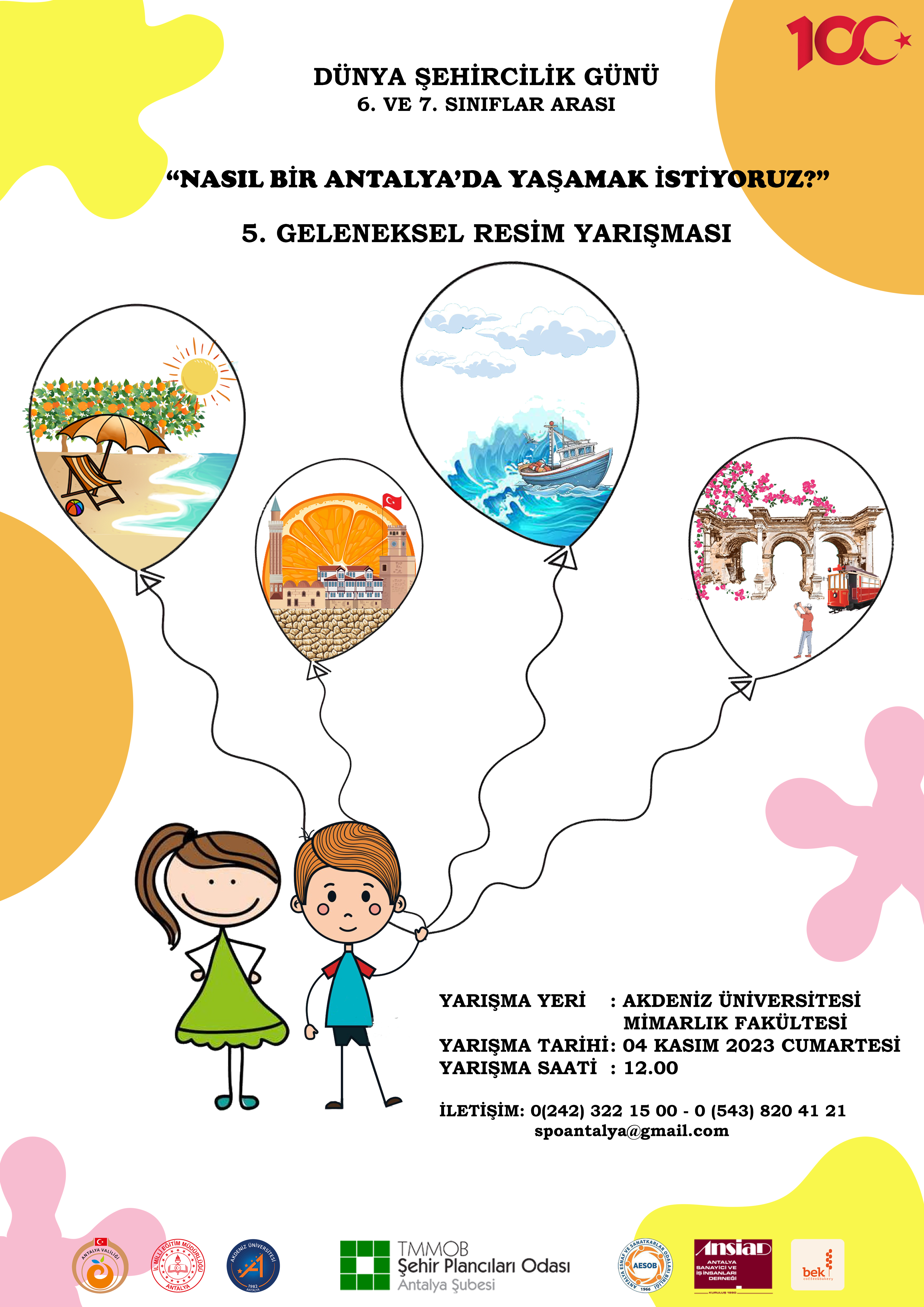 "NASIL BİR ANTALYA'DA YAŞAMAK İSTİYORUZ?" KONULU RESİM YARIŞMASI ETKİNLİĞİ