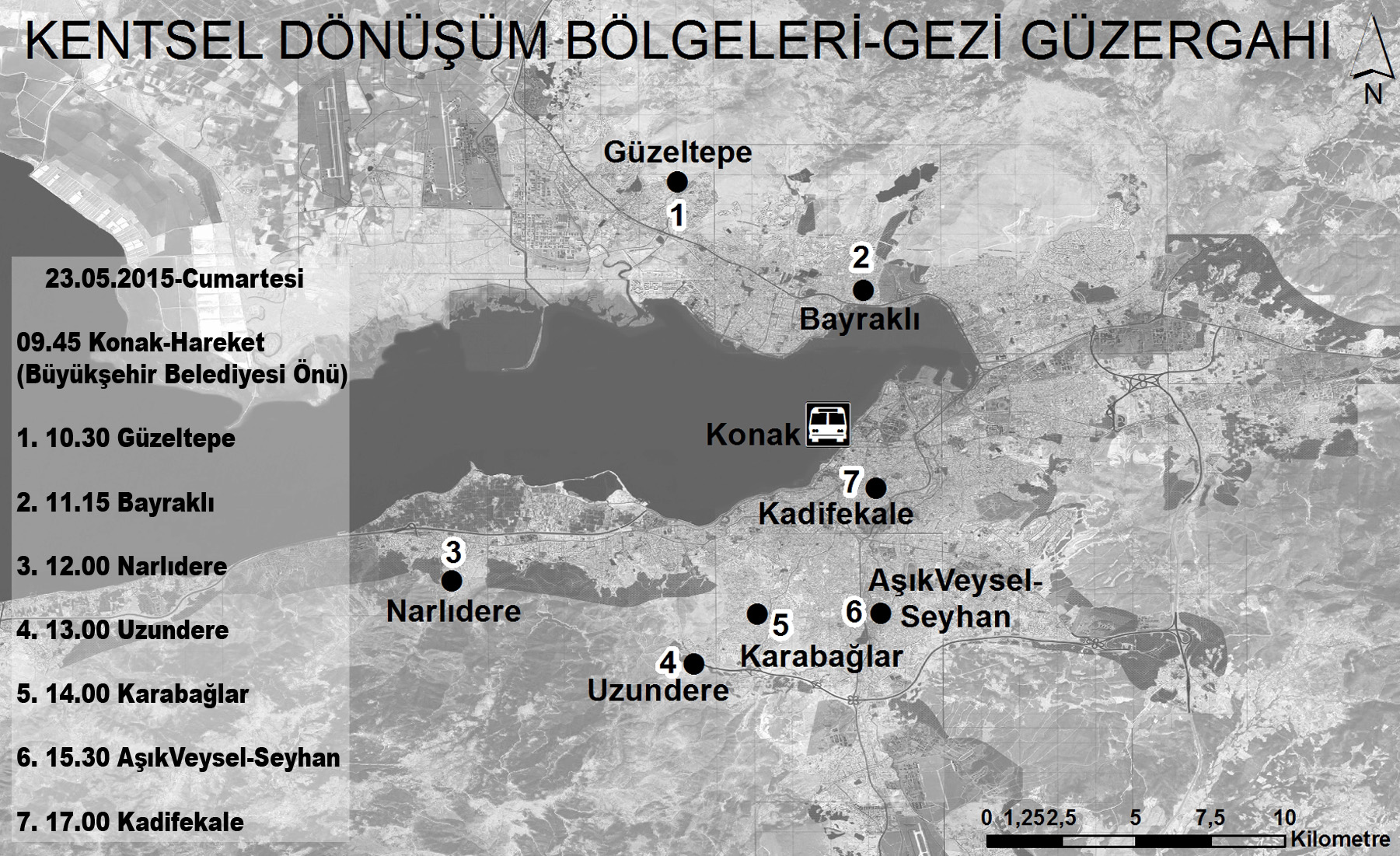 KENTSEL DÖNÜŞÜM ALANLARINA YÖNELİK TEKNİK GEZİ 23 MAYIS`TA!