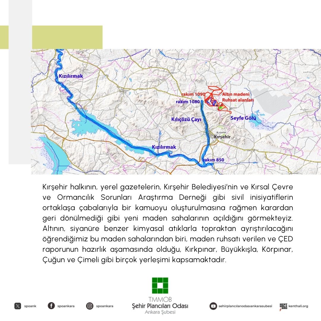 KIRŞEHİR, ANKARA VE KIZILIRMAK HAVZASINI BEKLEYEN TEHLİKE: KIRŞEHİR BOZTEPE ALTIN MADENİ

