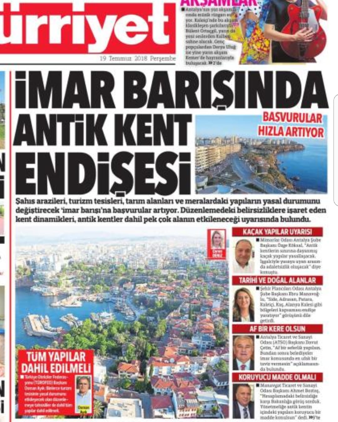 ``İMAR BARIŞINDA ANTİK KENT ENDİŞESİ``