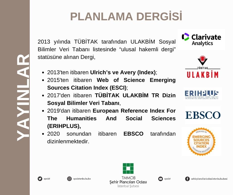 PLANLAMA DERGİSİNE YAYIN ÇAĞRISI!
