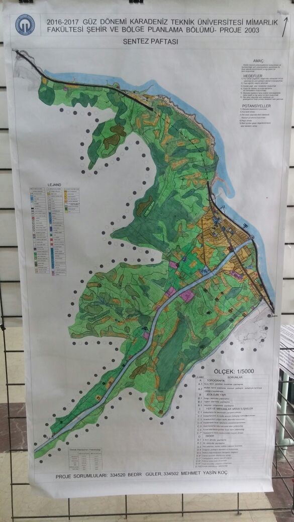 KTÜ ŞEHİR VE BÖLGE PLANLAMA BÖLÜMÜ PROJE SERGİSİNE KATILDIK