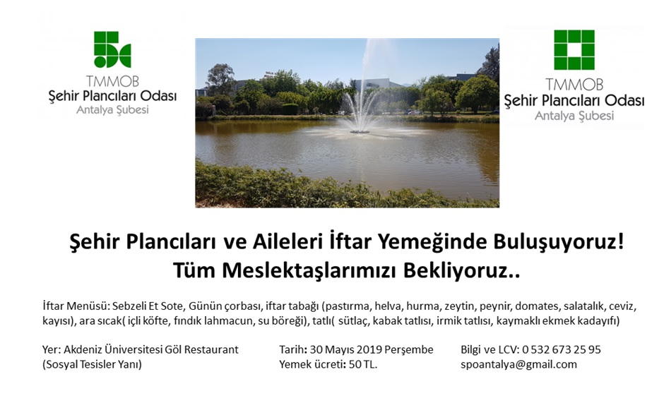 İFTAR YEMEĞİNDE BULUŞUYORUZ