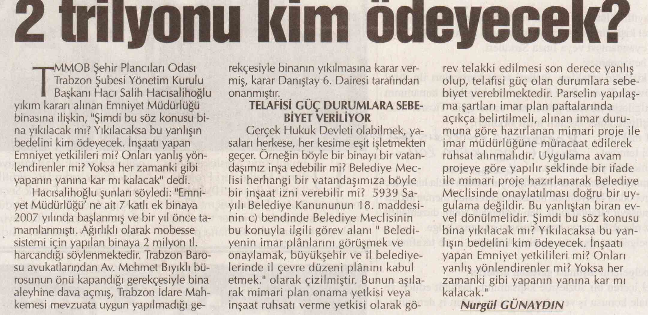 2 TRİLYONU KİM ÖDEYECEK